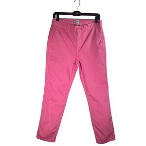 J.Crew Women's Pink Vintage Straight Pants Size 28